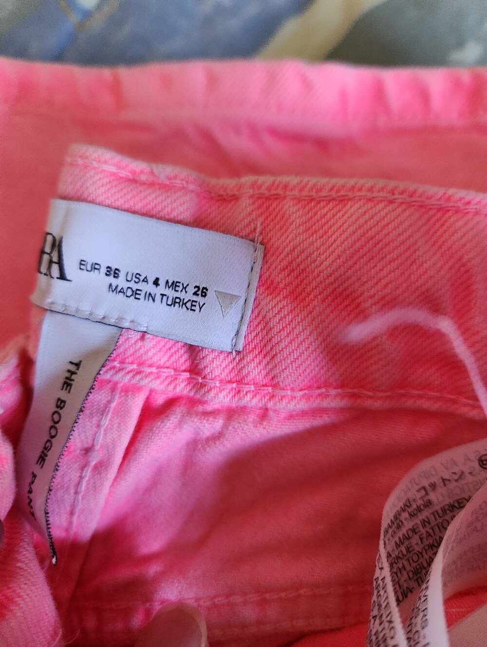 Zara pink jeans